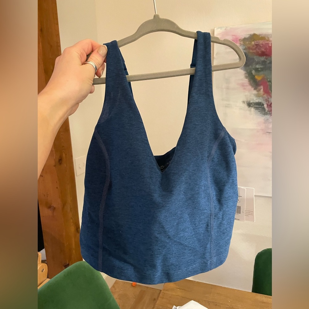 Beyond yoga long line bra top